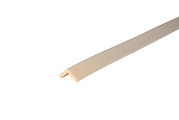 Protection d'angle Knuffi, profil d'avertissement et de protection type H, blanc, 1 mètre, PH-10317