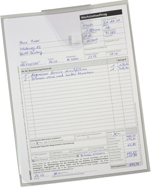 Couverture de commande Eichner Light, avec poche pour clés, UE : 10 pièces, 9015-00588