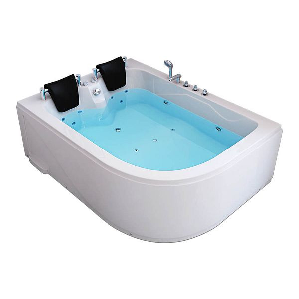 HOME DELUXE Bain à remous intérieur BLUE OCEAN - XL 180 x 120 cm Droite, 4825