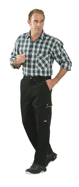 Pantalon Planam Canvas 320, noir/noir, taille 50, 2124050
