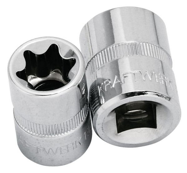Kraftwerk 3/8" insert de clé à douille externe TX E4, 220004