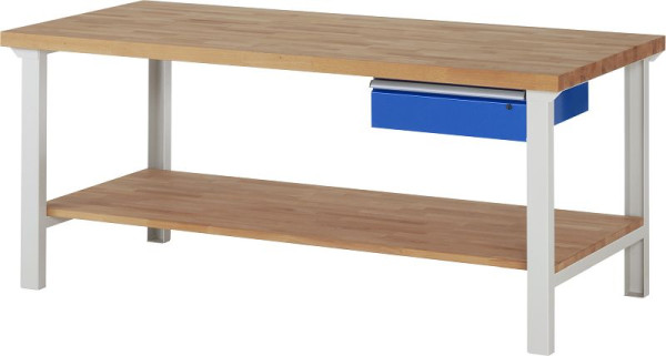 Etabli RAU série 7000 - conception modulaire, 1 tiroir de base, 2000x840x900 mm, 03-7001A7-209B4S.11