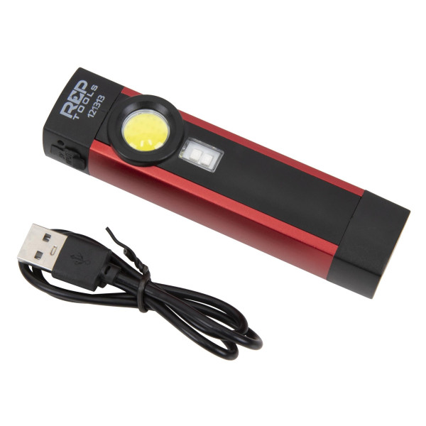 Stahlmaxx Lampe d'atelier robuste, lampe de travail COB-LED avec aimant, XXL-121313