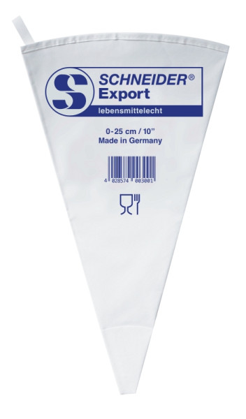 Poche à douille Schneider, 0-25 cm, "Export" en bleu, scellée, 350080