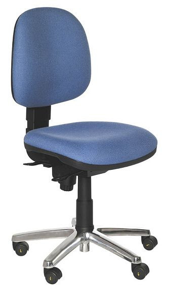 Chaise Bedrunka+Hirth version standard, bleu hauteur d'assise de 430 à 570 mm, E1700.ES.B
