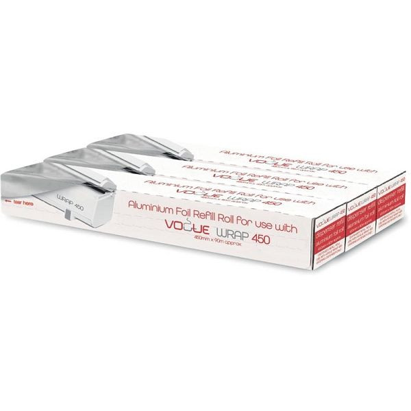 Recharge de feuille d'aluminium Vogue pour distributeur de feuille Vogue, CW204