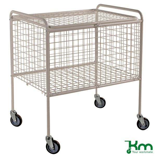 Chariot cage Kongamek, blanc, KM197