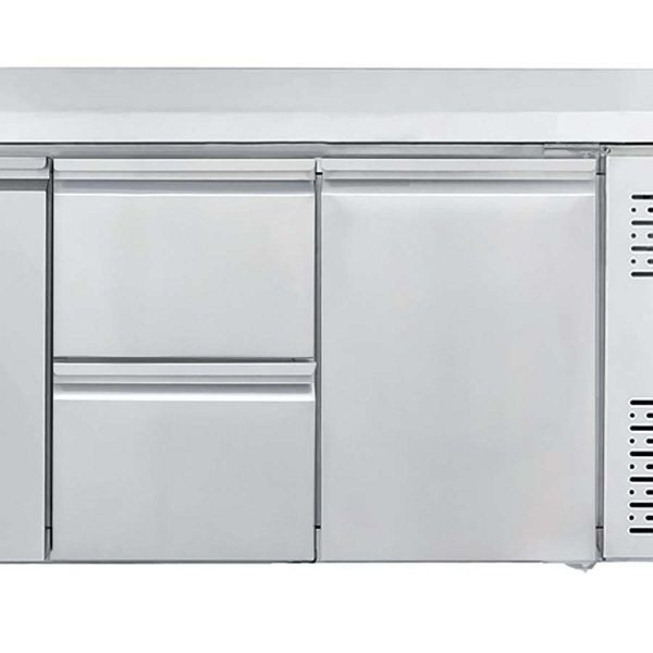 Vaiotec lot de 2 tiroirs pour tables réfrigérantes EASYLINE 700 centre droit, 42x59x31 cm, 11073