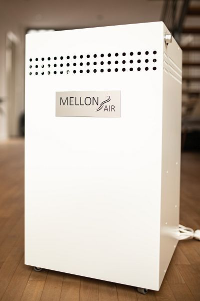 purificateur d'air ambiant isomix MellonAir200 HEPA blanc (RAL 9016) avec filtre haute performance HEPA, 0421-blanc-HEPA