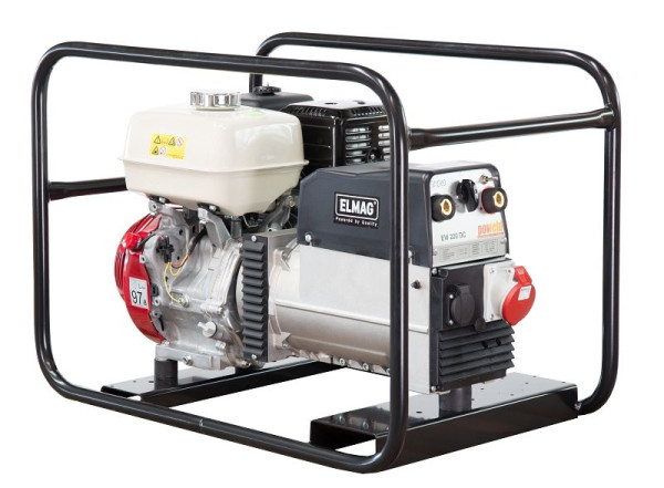Groupe électrogène de soudage ELMAG SEB 200X, avec moteur HONDA GX390, 53123