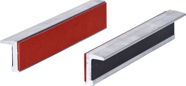 Mâchoires de protection d'étau en aluminium KS Tools, garniture en caoutchouc, 160 mm, 914.0093