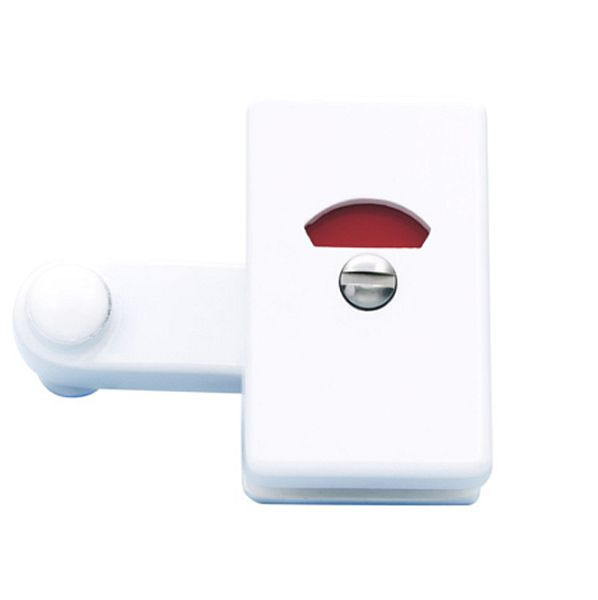 Levier de verrouillage de porte de cabine KEMMLIT blanc, 30mm, 108mm, 252.875