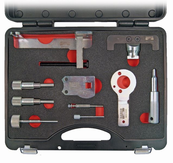 Kit de distribution Bahco pour moteurs diesel 1.9 - 2.0 - 2.2 Tid de SAAB, BE511203