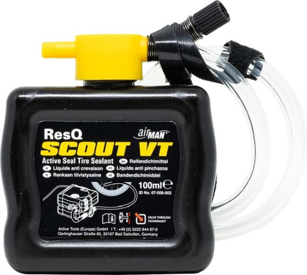 AirMan Valve Through Sealant 100 ml de produit d'étanchéité pour pneus, 67-006-004