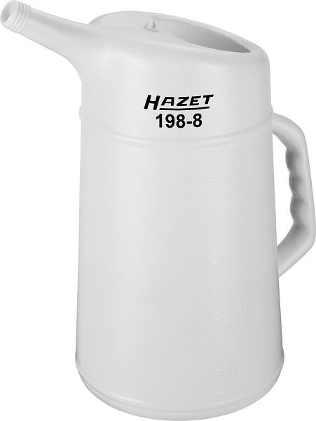 Verre doseur Hazet, pour liquide de frein, matériau : PEHD couleur : blanc/transparent, capacité : 5 l, 198-8