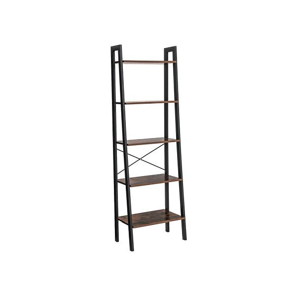 Etagère échelle design industriel VASAGLE 5 étagères, LLS45X