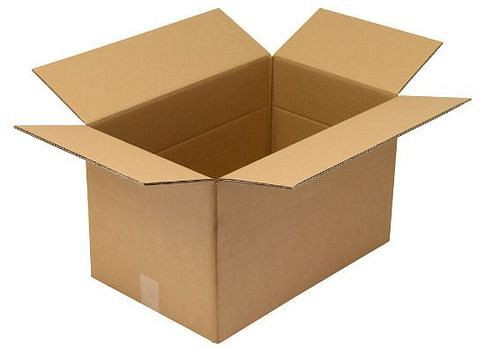 Boîte pliante en carton ondulé TransPak à 2 parois, dimensions intérieures 540 x 340 x 320 mm, qualité 2.30BC, paquet : 10 pièces, 299366