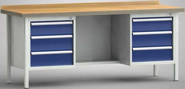 Etabli standard KLW - 2000 x 700 x 840 mm L x P x H, WS205N-2000M40-E2002