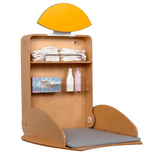 KEMMLIT table à langer Parla bouleau, qualité supérieure, multiplex, 205.133