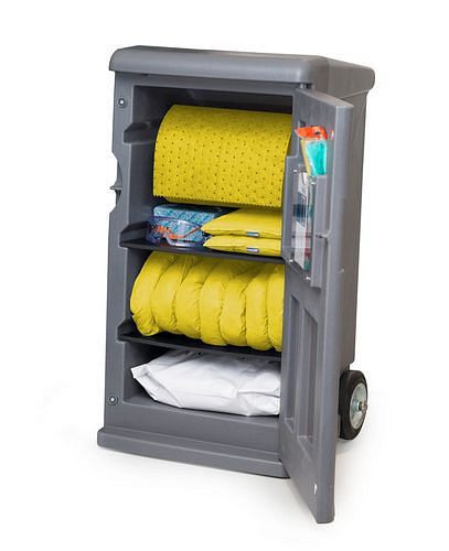 Kit d'urgence DENSORB moyen dans le chariot mobile, version spéciale, 259-471