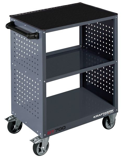 Chariot de service pour centrale électrique BT700 40x60 avec tapis en caoutchouc, 101.911.000