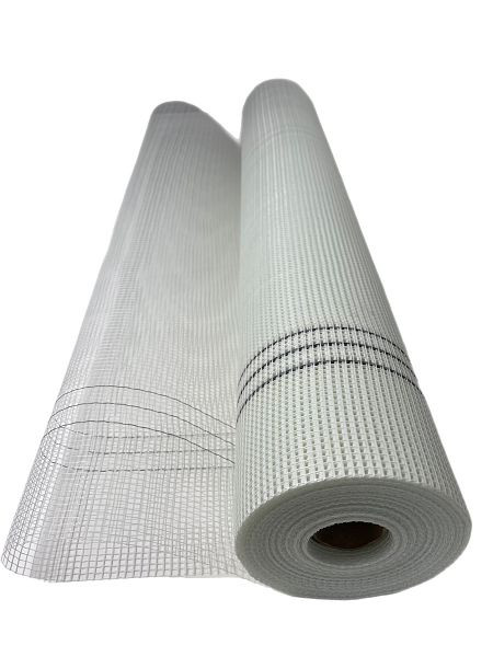 VaGo-Tools tissu de renfort tissu en fibre de verre tissu 165g/m² blanc 4x4mm 2 rouleaux, PU: 100m², AG-165g-W-4*4-2 rouleaux_vx