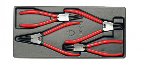 Jeu de pinces pour circlips ELORA, 3 pièces, module MS-25, 0000525001000