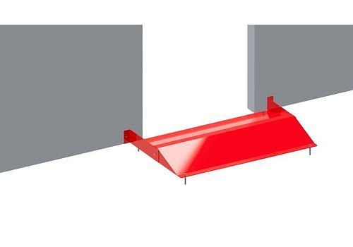 Barrière à double rampe LCF pour protection contre les substances dangereuses et les inondations, 1000 x 100 mm, 293058