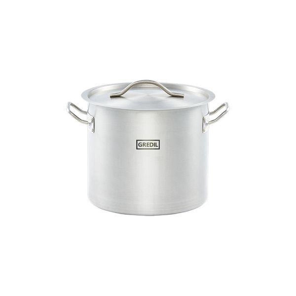 Pot à soupe Gredil forme haute série ECO Ø 240 mm, couvercle inclus, KG0801240