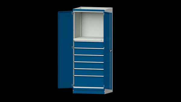 Établis ANKE armoire de base système d'armoire modulaire, série 910 V, modèle 4003, 865 x 720 x 2200 mm, RAL 7035/5010, 631.174