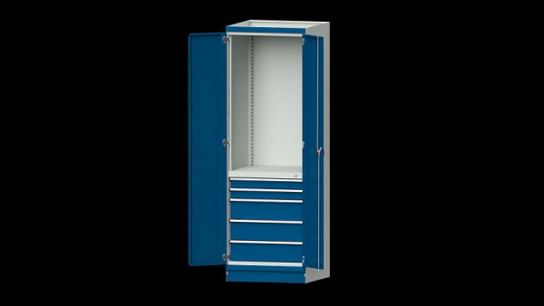 Établis ANKE armoire de base système d'armoire modulaire, série 760 V, modèle 2410, 715 x 720 x 2200 mm, RAL 7035/5010, 631.071