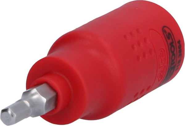 KS Tools Douille hexagonale isolée 3/8", 4 mm, 60 mm de long, 118.3864