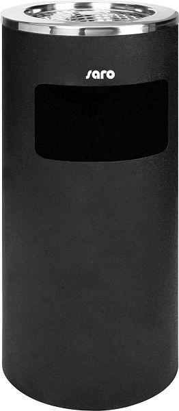 Collecteur de déchets / cendrier sur pied Saro modèle AF 202 AB, insert cendrier amovible, 399-1003