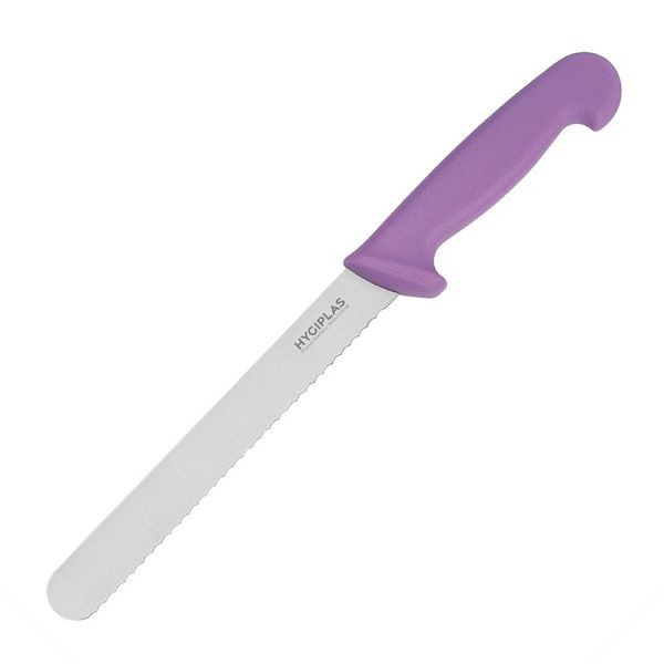 Couteau à pain Hygiplas 21,6 cm violet, FP731