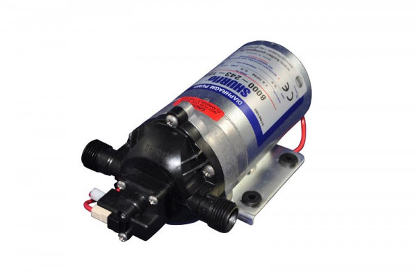 Pompe à membrane SHURFLO 12V, débit max. env. 6,2 l/min, pression max.