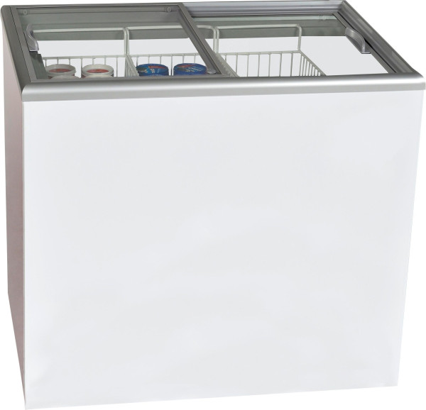 Congélateur commercial Saro avec couvercle coulissant en verre modèle NOVA 35, 481-1030