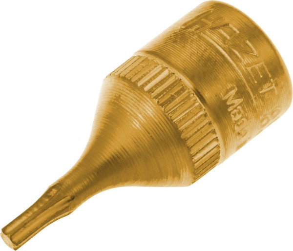 Douille tournevis Hazet TORX®, carré creux 6,3 mm (1/4 pouce), profil intérieur TORX®, T8, 8502-T8