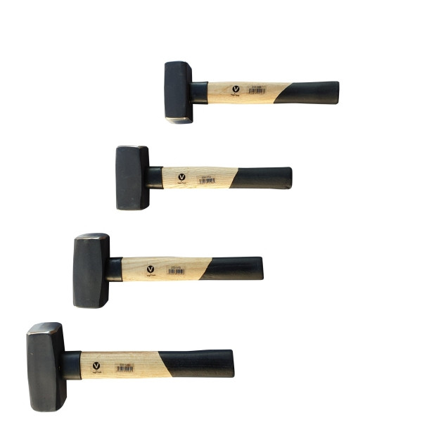 VaGo-Tools Jeu de 4 marteaux 800/1250/1500/2000g, 233-508/512/515/520 1 de chaque