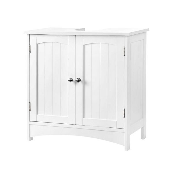 VASAGLE meuble vasque blanc, BBC01WT