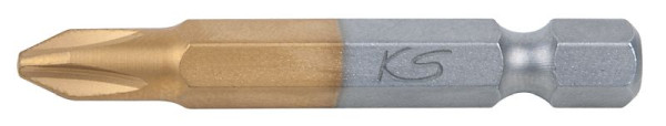 KS Tools Embout TiN 1/4", 50 mm, PH1, paquet de 5, 911.2643