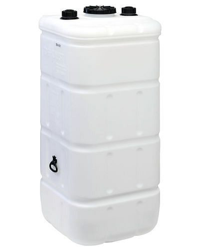 Réservoir en plastique à double paroi DENIOS, 750 litres, indicateur de niveau, trou de visite 240 mm, 285-979