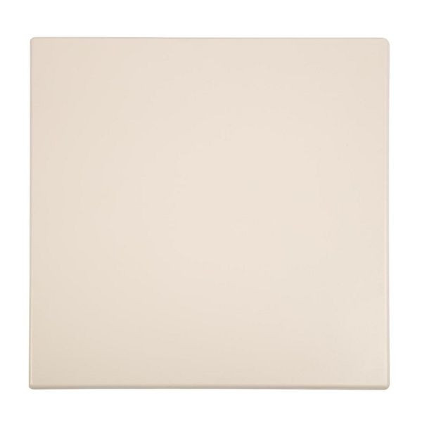 Plateau carré Bolero blanc 60cm, GG637