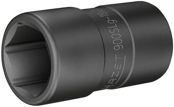 Boulonnage de roue à douille Hazet FORD, carré creux 12,5 mm (1/2 pouce), profil de traction hexagonal externe, 18 x 20 mm, 900SLG-18X20