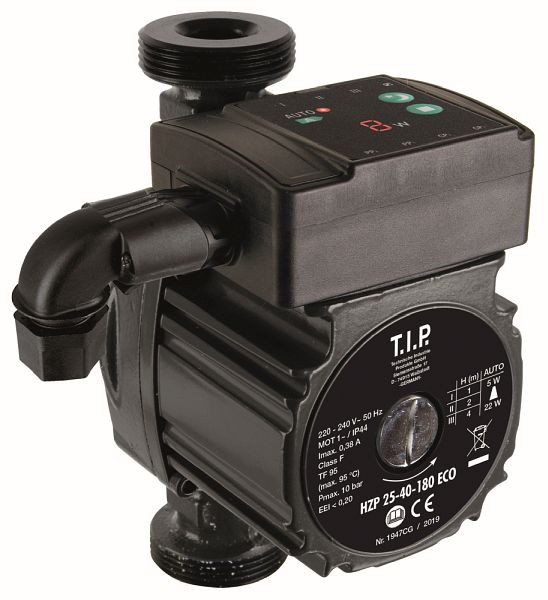 TIP pompe de circulation de chauffage HZP 25-40-180 ECO, 31421