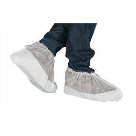 Sur-chaussure DS SafetyWear, haute, 42x24cm, antidérapante SBPP, semelle extérieure bleue, UE: 300 pièces, H7101B