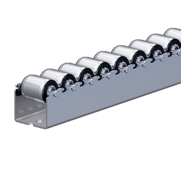 Rail à rouleaux BITO PDS /H83 2400/T 72 rouleaux cylindriques acier 45 galvanisé, C0882-0022