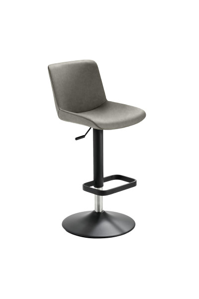 Mayer Sitzmöbel , structure thermolaquée noire, coque d'assise rembourrée, boue, 1235G_03_26476