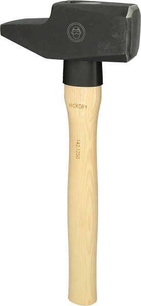 Marteau de mécanicien KS Tools, manche en hickory, forme française, 2500g, 142.1250