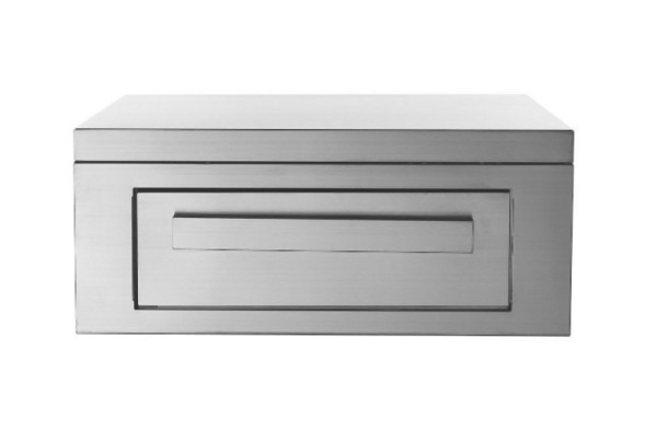 Myoutdoorkitchen Module de rangement avec plan de travail, acier inoxydable, Nordic Line, 12052