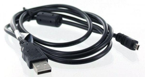 Câble de données USB AGI compatible avec PANASONIC LUMIX DMC-SZ5, 26525